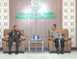 Perkuat Sinergitas, Kapolda Sumsel Silaturahmi ke Kejati demi Kondusivitas Kamtibmas