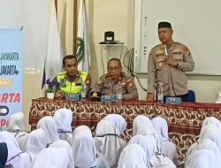 Jaga Jakarta On The Spot Kapolsek Bekasi Barat Bekali Siswa SMAN 12 Kota Bekasi tentang Disiplin, Tertib Berlalu Lintas, dan Bahaya Narkoba