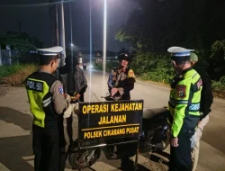 Polsek Cikarang Pusat Gelar OKJ Antisipasi Kejahatan Jalanan
