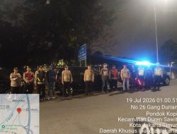 Jaga Jakarta On The Spot Kapolsek Bekasi Barat Gelar Razia Stasioner Dan Patroli Berikan Rasa Aman Masyarakat