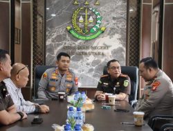 Peringati Hari Bhakti Adhyaksa ke-66, Polres Pelabuhan Tanjung Priok Sambangi Kejari Jakut