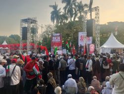 Aksi Bela Palestina di Monas Berlangsung Tertib, Polisi Utamakan Pendekatan Humanis