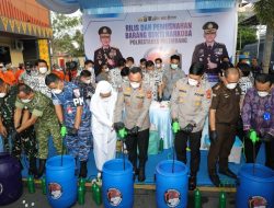 Kapolda Sumsel Pimpin Pemusnahan 19,4 Kg Sabu, Tegaskan Tidak Ada Ruang Bagi Narkoba di Sumatera Selatan