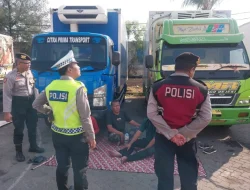 Sambangi Sopir dan Buruh Muara Baru, Polres Tanjung Priok Gelar Jaga Jakarta On The Spot
