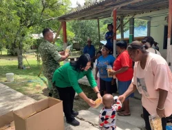 Memasuki Hari Ke-20, Satgas TMMD Ke-129 Kodim 1807 Bawa Keceriaan bagi Warga Kampung Sesor