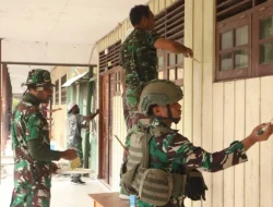 Bangkitkan Semangat Nasionalisme, Kodim 1714/PJ Gelar Karya Bakti Merah Putih di SMPN 1 Mulia