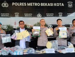 Bongkar Rumah Produksi Tembakau Sintetis, Polres Metro Bekasi Kota Sita 35 Ribu Obat Keras