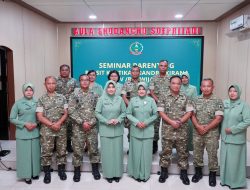 Perkuat Keharmonisan dan Pola Asuh Keluarga, Kodim 0808/Blitar Ikuti Webinar Parenting Bersama dr. Aisah Dahlan