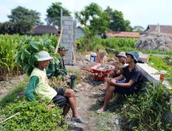 Sambut Masa Panen Jagung, Serka Anton Ady Gelar Komsos Bersama Petani di Sananwetan Kota Blitar