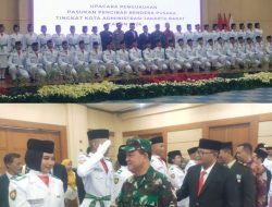 Sambut HUT RI ke-81, Pemkot dan Kodim 0503/JB Hadiri Pengukuhan Paskibraka Jakarta Barat 2026