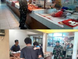 Antisipasi Lonjakan Harga, Sertu Heru Cek Stok dan Harga Pangan di Pasar Meruya Utara