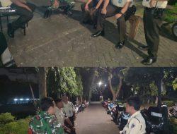 Babinsa Sertu Rahmat Monitoring Siskamling, Pastikan Lingkungan Aman dan Kondusif