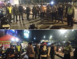 Jaga Kondusifitas Wilayah, Satgas Begal Kodim 0503/JB Gelar Patroli Malam