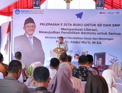 Gedor Literasi Nasional! Mendikdasmen Abdul Mu’ti Lepas 5,5 Juta Buku ke Ribuan Sekolah se-Indonesia