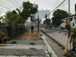 Peltu Masrukin Pimpin Aksi Kurve Bersama, Komitmen Kodim 0732/Sleman Wujudkan Lingkungan Asri