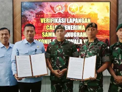 Tim Setmilpres RI Lakukan Verifikasi Lapangan Samkaryanugraha di Yonif 502/UY Kostrad