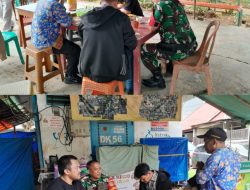 Komsos Babinsa Sertu Syawal, Bahas Kamtibmas di Wilayah