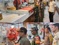 Jaga Stabilitas Harga Komoditi Pangan, Babinsa Serka Yulianto Turun Langsung di Pasar