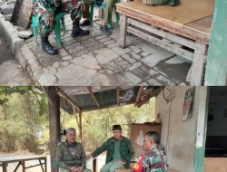 Sarana Mempererat Silaturahmi, Babinsa Sertu Syawal Komsos dengan Warga di Wilayah Binaan