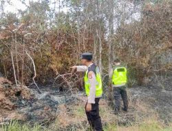 Antisipasi Kebakaran Hutan, Polsek Cempaka Cek Titik Hotspot Semendawai Barat
