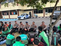 Polres Lubuk Linggau Gelar Sarapan Bersama Pengemudi Ojol dan Ojek Pangkalan Pada HUT Lalu Lintas ke-71,