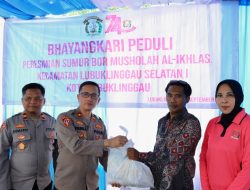 Senyum Warga Rahma Mengembang, Polres Lubuk Linggau Hadirkan Solusi Air Bersih Bantuan Polda Sumsel