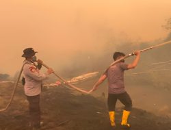 Tembus Lahan Gambut Muara Enim, Polda Sumsel Terjunkan Operasi Aman Nusa II Jinakkan Karhutla!