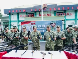 75 Senjata Diserahkan Sukarela, TNI Kedepankan Pendekatan Humanis