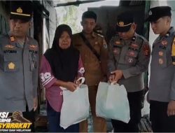 Wujud Aksi Humanis, Polres Lubuk Linggau Bantu Korban Kebakaran di Lubuk Linggau Selatan I