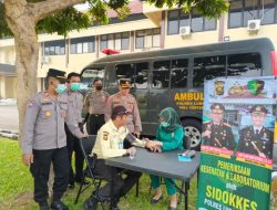Jagat Kebugaran Tenaga Keamanan, Sidokkes Polres Lubuk Linggau Gelar Cek Kesehatan Gratis