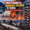 Tembus 2,93 Juta Ton per Hari, Emisi Karbon Karhutla Indonesia Tertinggi di Dunia Versi CAMS